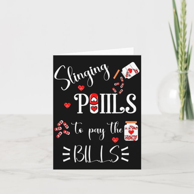 Carte Lls Heart Funny Pharmacist Life Valentines Day  (Devant)