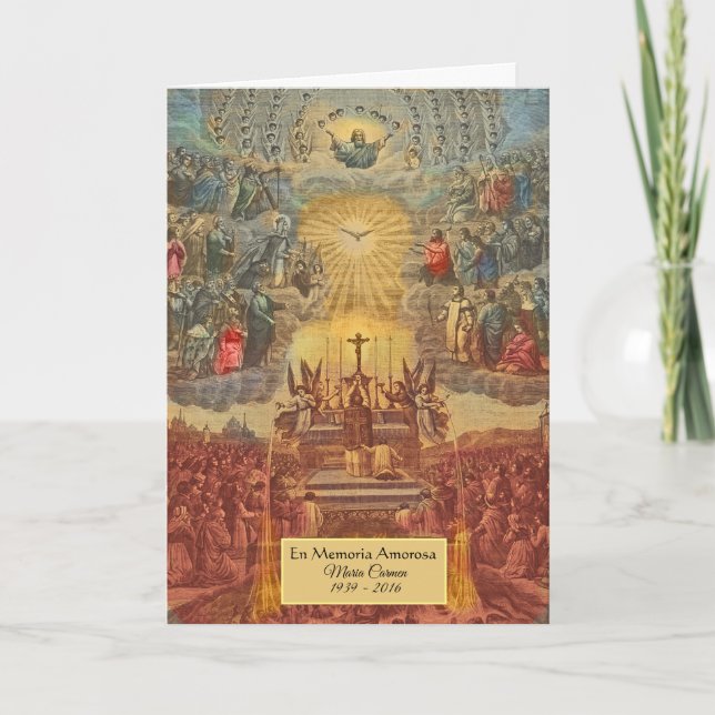 Carte L'Merci catholique espagnol tolère les religions (Devant)