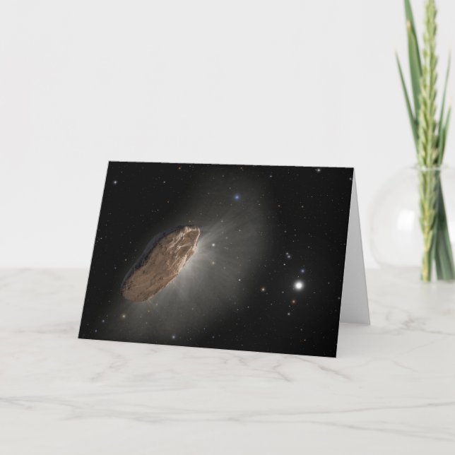 Carte L'objet interstellaire Wayward Oumuamua. (Devant)
