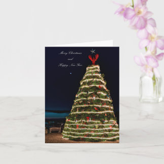 Carte Lobster Trap Christmas Tree 2021 Holiday Greeting 