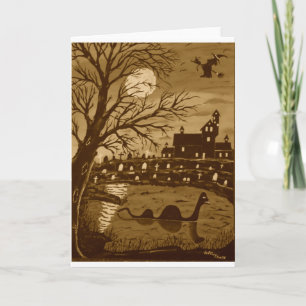 Carte Loch Ness Monster Sur Halloween