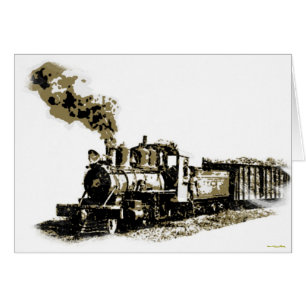 Carte Locomotive à vapeur
