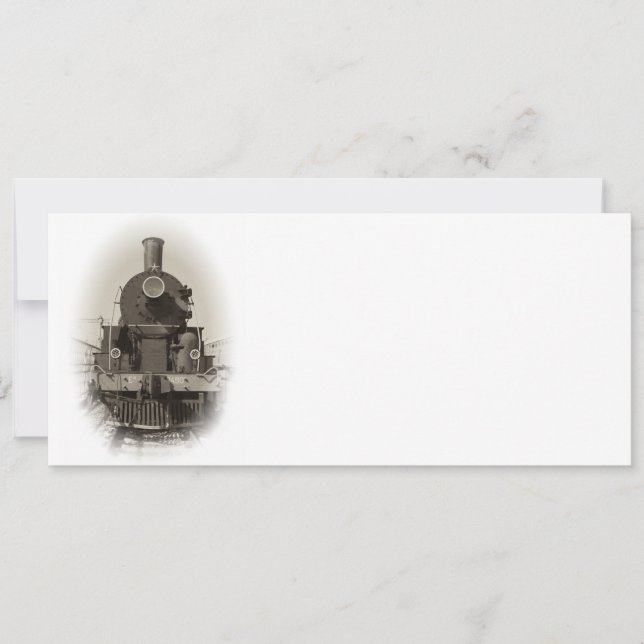 Carte Locomotive à vapeur (Devant)