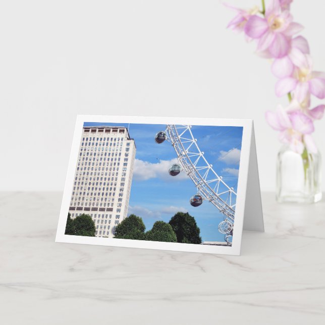Carte L'Œil de Londres, Londres, Angleterre (Orchidée)