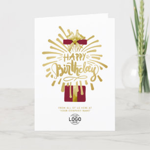 Carte Logo Bourgogne Cadeau Gold Fireworks Group Anniver
