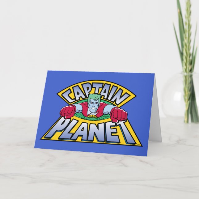 Carte Logo Captain Planet (Devant)