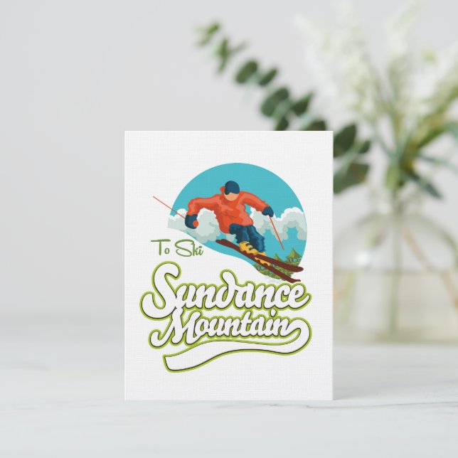 Carte Logo de ski Sundance Mountains (Debout devant)