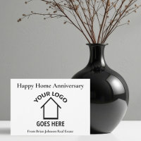 Logo immobilier personnalisé Bonne maison Annivers