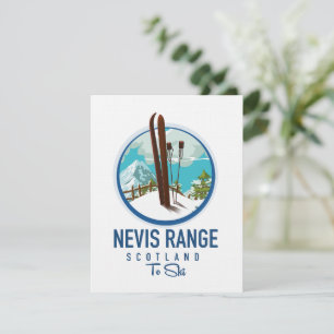 Carte logo ski Nevis Range Écosse