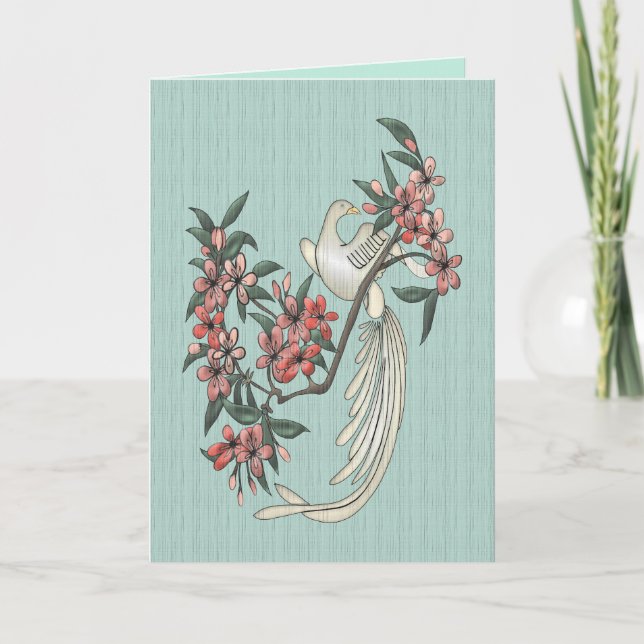 Carte L'oiseau chanteur (Devant)