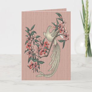 Carte L'oiseau chanteur