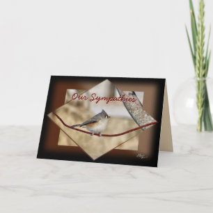 Carte L'oiseau chanteur 8903 de mésange - customisez