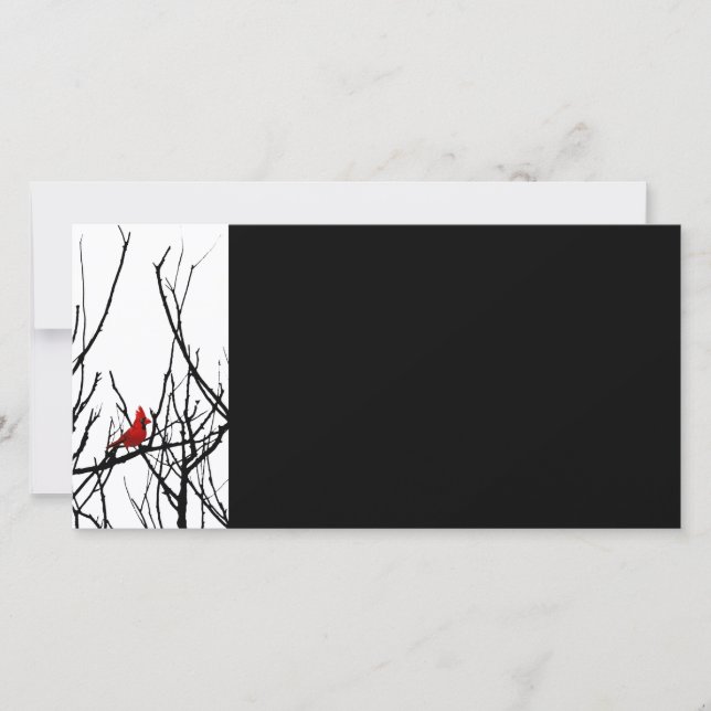 Carte L'oiseau rouge par Leslie Peppers (Devant)