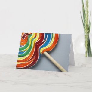 Carte Lollipop multicolore