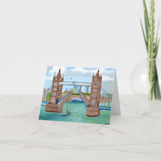Carte London Bridge greeting card