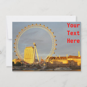 Carte London Eye personnalisable
