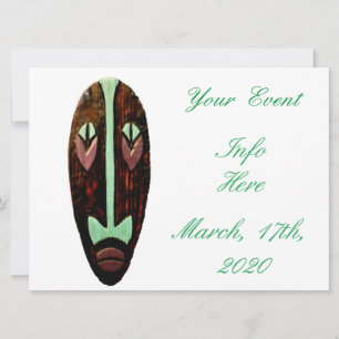 Carte Long Tonnerre de Masque Tiki