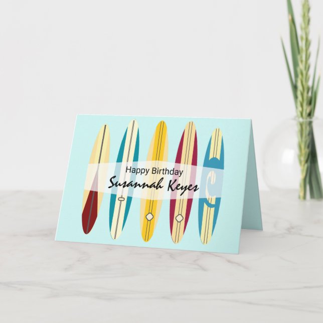 Carte Longboards Vintage (Devant)