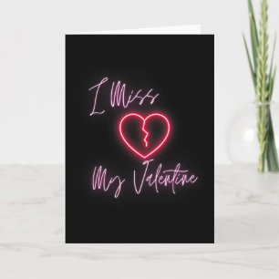 Carte Longingue sincère Je rate ma Saint-Valentin' Saint