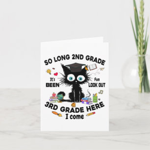 Carte Longue 2e année 3e année ici Je viens Graduation L