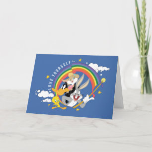 Carte LOONEY TUNES™ - Love Yourself Pride Badge