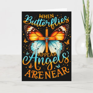 Carte Lorsque les papillons apparaissent, les anges sont
