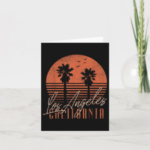 Carte Los Angeles California Beach Hommes Rétro Summe