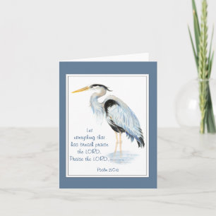 Carte Louange le Seigneur Bible Citation Inspirationnell