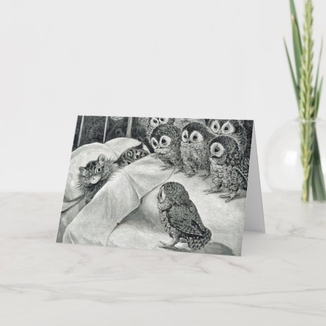 Carte Louis Wain Cat Nightmare (Devant)