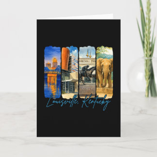 Carte Louisville Kentucky Objet de souvenir au coup de p