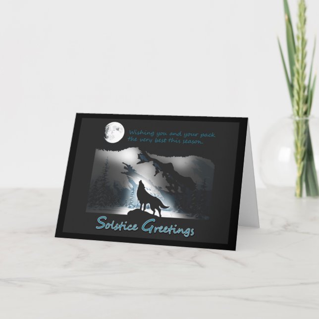 Carte Loup de solstice (Devant)