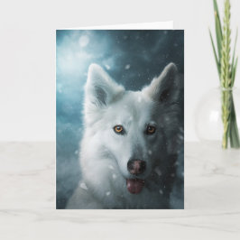 Carte Loup d'hiver