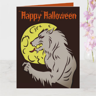 Carte Loup-garou en pleine lune