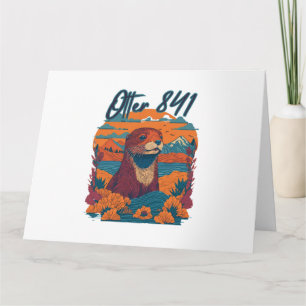 Carte Loutre de surf 841 Loutre à ma façon Californie Lo