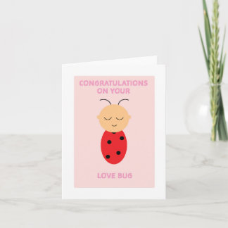 Carte Love bug card