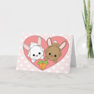 Carte Love Bunnies