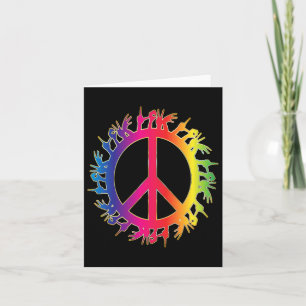 Carte Love Deaf Peace Sign Language Hand Taling Enseigna