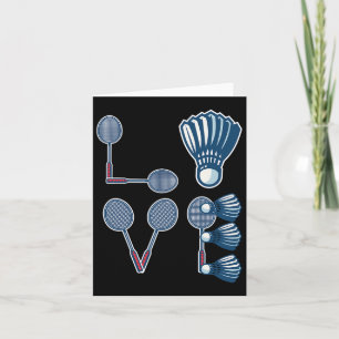Carte Love Dminton Chemise Dminton Lover Dminton Joueur