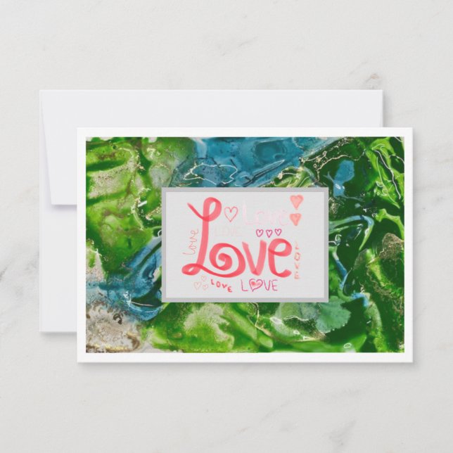 Carte Love Flat 3,5 pouces x 5 pouces (Devant)
