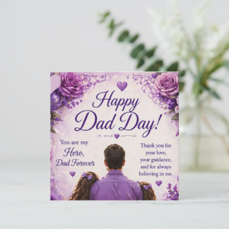 CARTE LOVE FOR DAD FROM DAUGHTERS