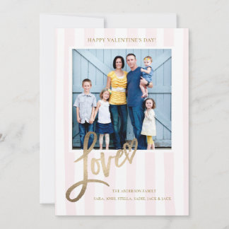 Carte Love Heart Valentine's Day Card