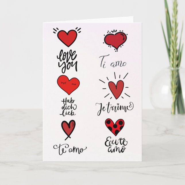 Carte Love Languages  (Devant)