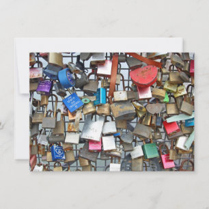 Carte Love locks Card