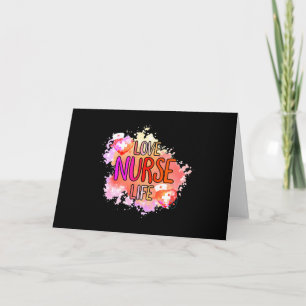 Carte Love Nurse Life Superhero Infirmière Femmes