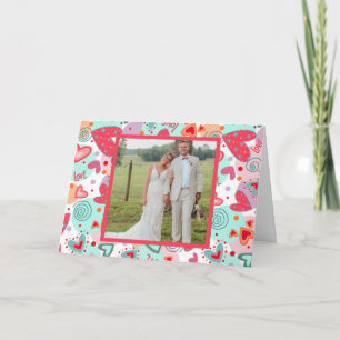 Carte Love Pink Hearts Photo Inspirivity Valentine