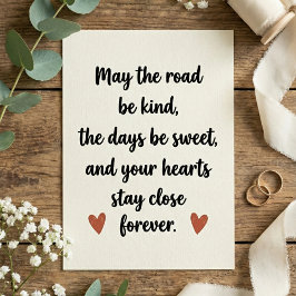 Carte Love Quote Wedding Engagement Party