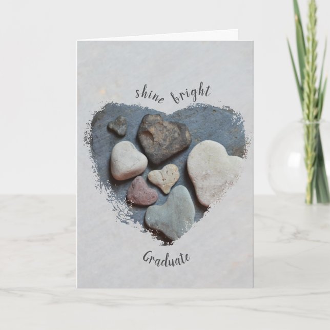 Carte Love Rocks Shine Bright Graduate Card (Devant)