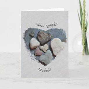 Carte Love Rocks Shine Bright Graduate Card