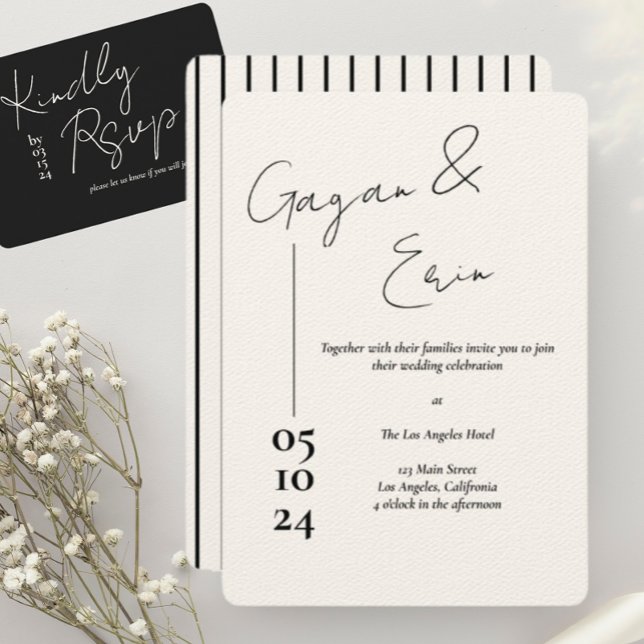Carte Love Story mariage RSVP (Créateur téléchargé)