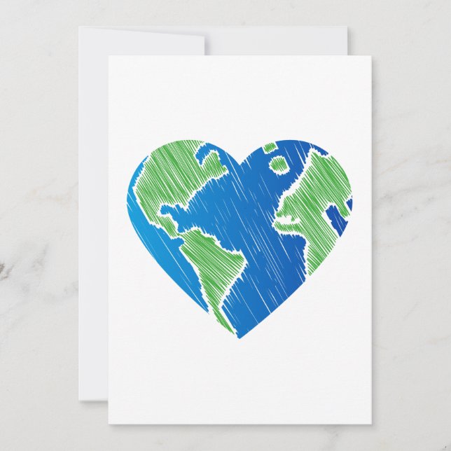 Carte Love the Planet Jour des terres Recycle (Devant)